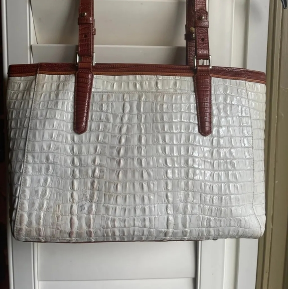 Brahmin Elisa La Scala Macaroon Tri Textured. HTF 3 piece set - Picture 16 of 16